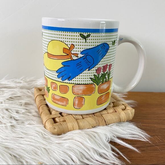 Vintage Kitsch Cottagecore Gardening Coffee Mug - Picture 1 of 6